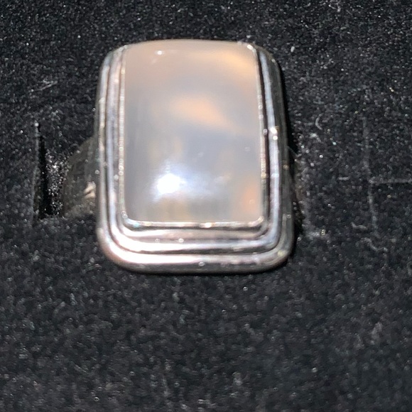 Sterling Silver Moonstone Ring - Picture 2 of 14